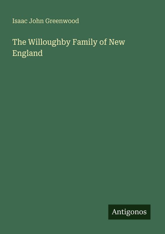 Produktbild: The Willoughby Family of New England