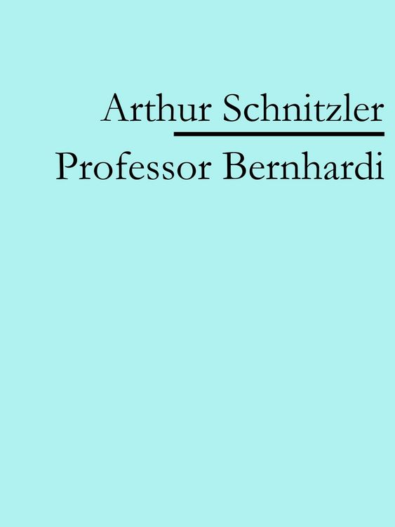 Produktbild: Professor Bernhardi