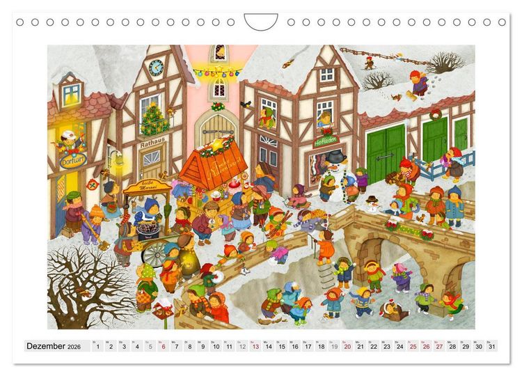 Produktbild: Meine kleine Wimmelwelt (Wandkalender 2026 DIN A4 quer), CALVENDO Monatskalender