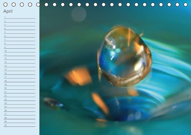Produktbild: Geburtstagskalender "Wasser-Spiele" (Tischkalender immerw&auml;hrend DIN A5 quer)