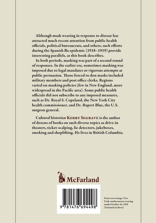 Produktbild: Masking America, 1918-1919