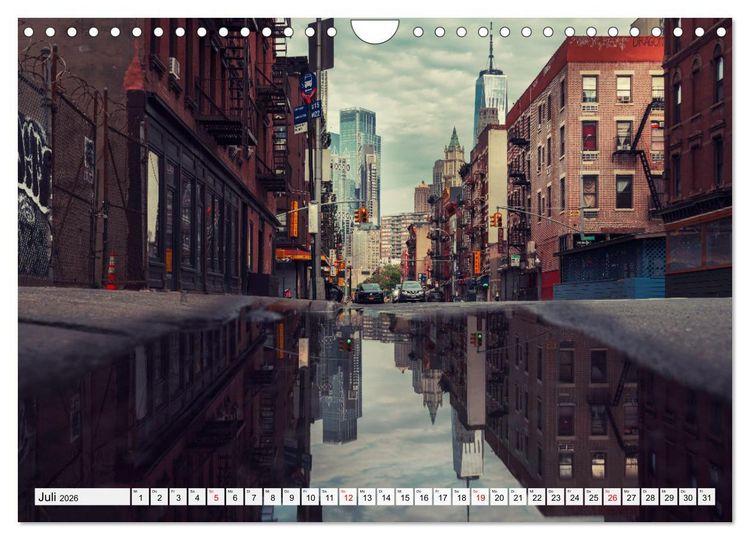 Produktbild: New York City - der besondere Blick auf Big Apple (Wandkalender 2026 DIN A4 quer), CALVENDO Monatskalender