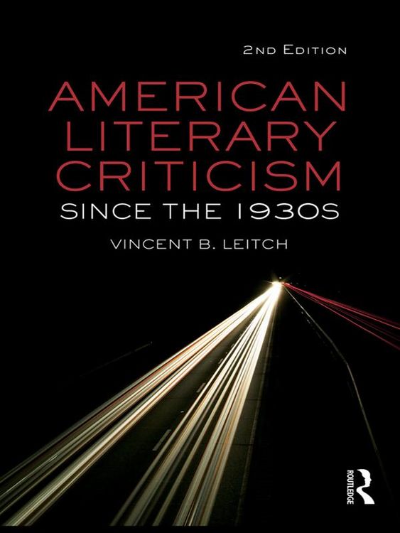 Produktbild: American Literary Criticism Since the 1930s