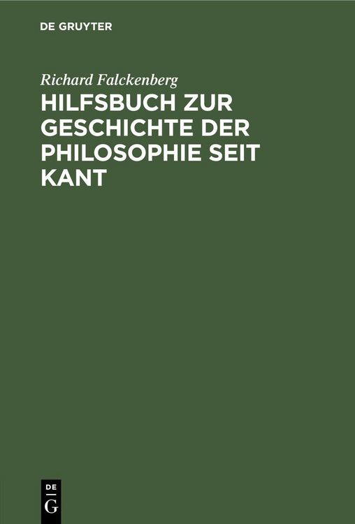 Produktbild: Hilfsbuch zur Geschichte der Philosophie seit Kant