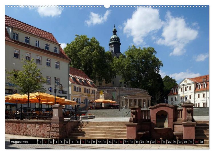 Produktbild: Musik- und Bergstadt Sondershausen/Th&uuml;ringen (Wandkalender 2026 DIN A2 quer), CALVENDO Monatskalender