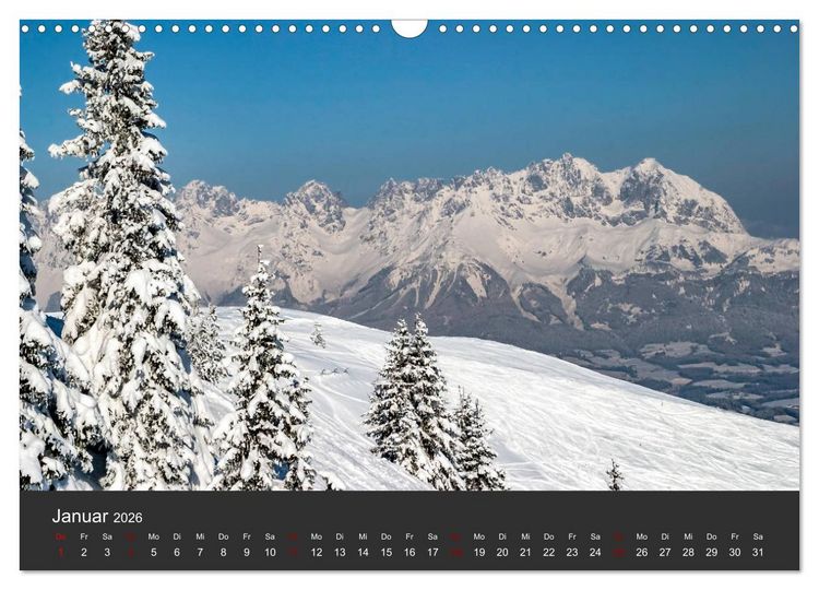 Produktbild: Der Wilde Kaiser, das Kletterparadies bei Kitzb&uuml;hel (Wandkalender 2026 DIN A3 quer), CALVENDO Monatskalender