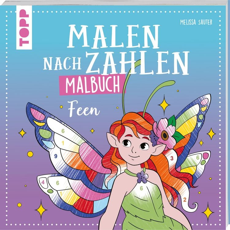 Produktbild: Malen nach Zahlen Malbuch Feen