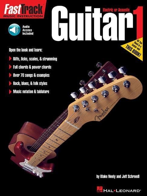 Produktbild: Fasttrack Guitar Method Book 1 Beginner Guitar Instruction for Electric and Acoustic with Online Audio