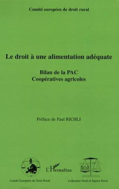 Produktbild: Droit a une alimentation adequate