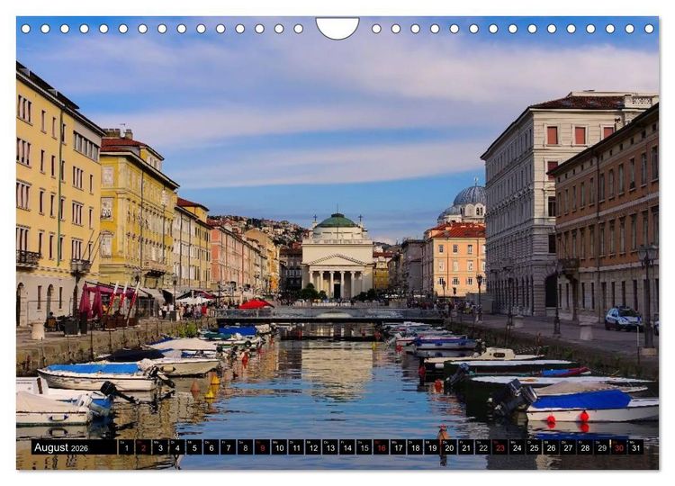 Produktbild: Triest - Habsburger Erbe und italienisches Flair (Wandkalender 2026 DIN A4 quer), CALVENDO Monatskalender