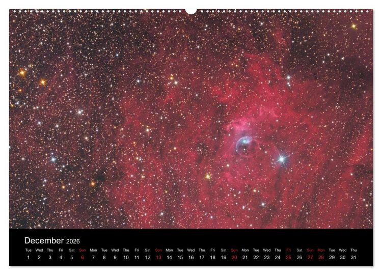 Produktbild: Deepsky (High Quality Premium Wall Calendar 2026 DIN A2 landscape),CALVENDO 12 Month Wall Calendar