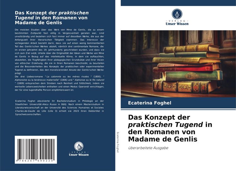 Produktbild: Das Konzept der praktischen Tugend in den Romanen von Madame de Genlis