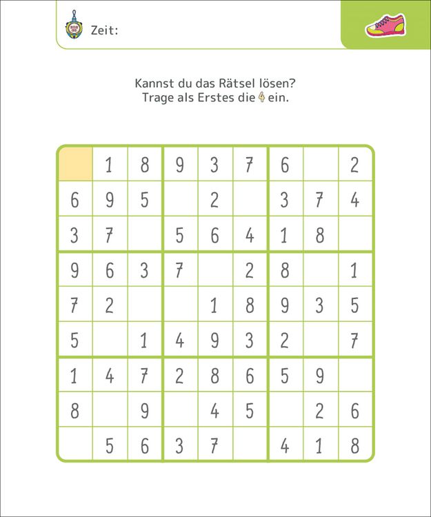 Produktbild: Sudokus f&uuml;r clevere Kids 7+ [gelb]