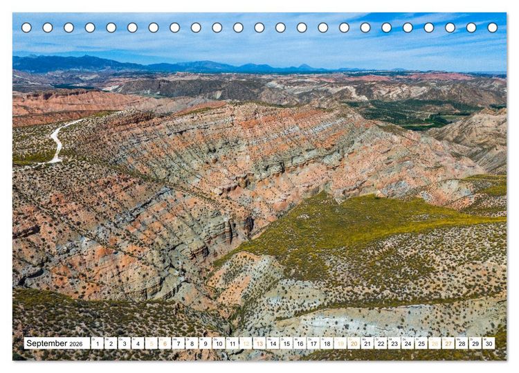 Produktbild: W&uuml;sten in Spanien (Tischkalender 2026 DIN A5 quer), CALVENDO Monatskalender