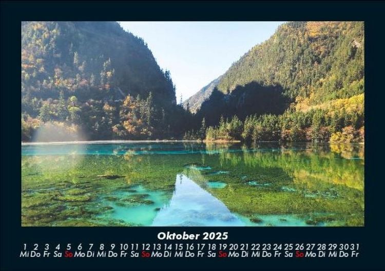 Produktbild: Die Seen der Erde 2025 Fotokalender DIN A5