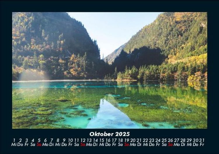 Produktbild: Die Seen der Erde 2025 Fotokalender DIN A5
