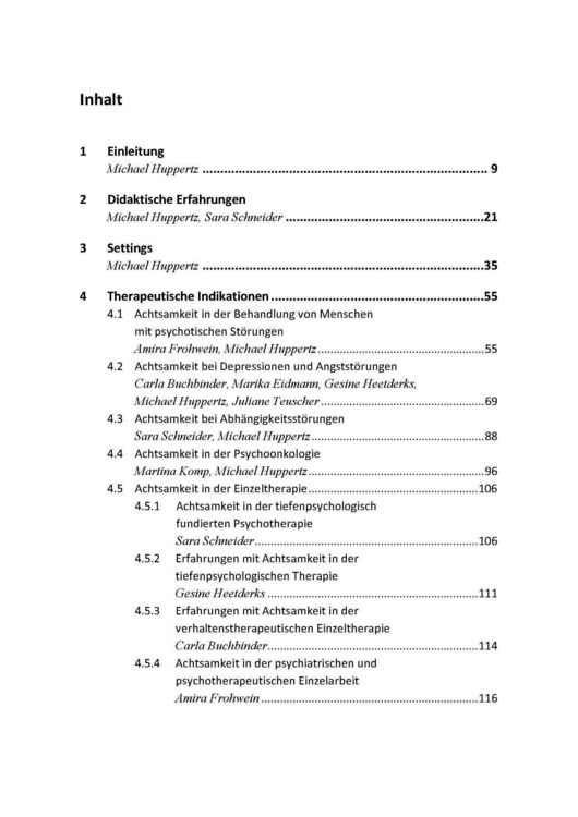Produktbild: Achtsamkeitsbasierte Therapie und Beratung