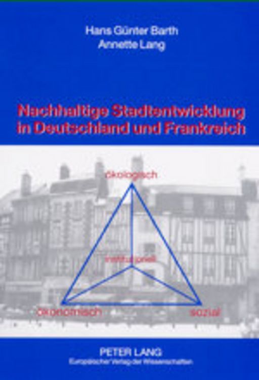 Produktbild: Nachhaltige Stadtentwicklung in Deutschland und Frankreich