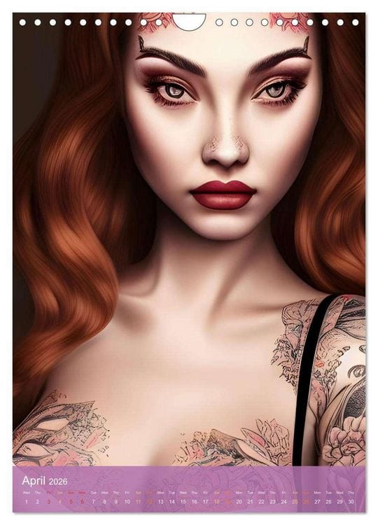 Produktbild: Inked Visions (Wall Calendar 2026 DIN A4 portrait), CALVENDO 12 Month Wall Calendar