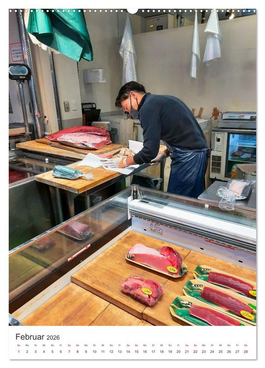 Produktbild: Japanisches Streetfood (hochwertiger Premium Wandkalender 2026 DIN A2 hoch), Kunstdruck in Hochglanz