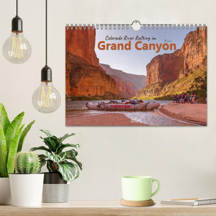 Produktbild: Colorado River Rafting im Grand Canyon (Wandkalender 2026 DIN A4 quer), CALVENDO Monatskalender