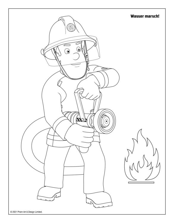 Produktbild: Feuerwehrmann Sam: Mein Mal- und Stickerspa&szlig;