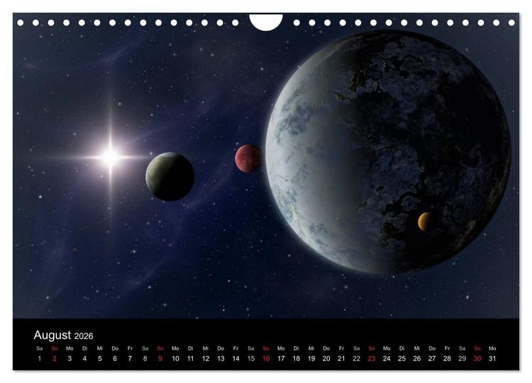 Produktbild: Ferne Welten (Wandkalender 2026 DIN A4 quer), CALVENDO Monatskalender