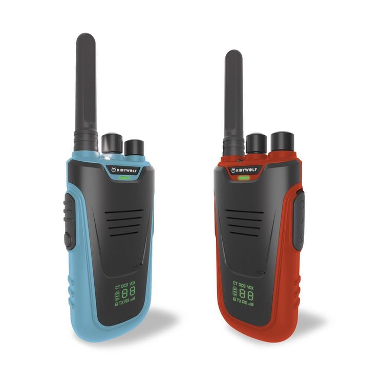 Produktbild: KIDYWOLF Walkie-Talkies mit Taschenlampe blau/rot