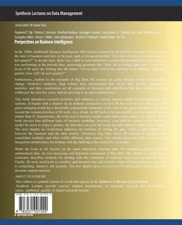 Produktbild: Perspectives on Business Intelligence