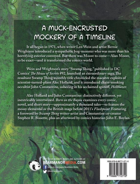 Produktbild: Born on the Bayou - A Pre-Flashpoint Chronology of Swamp Thing and Hellblazer (hardback)