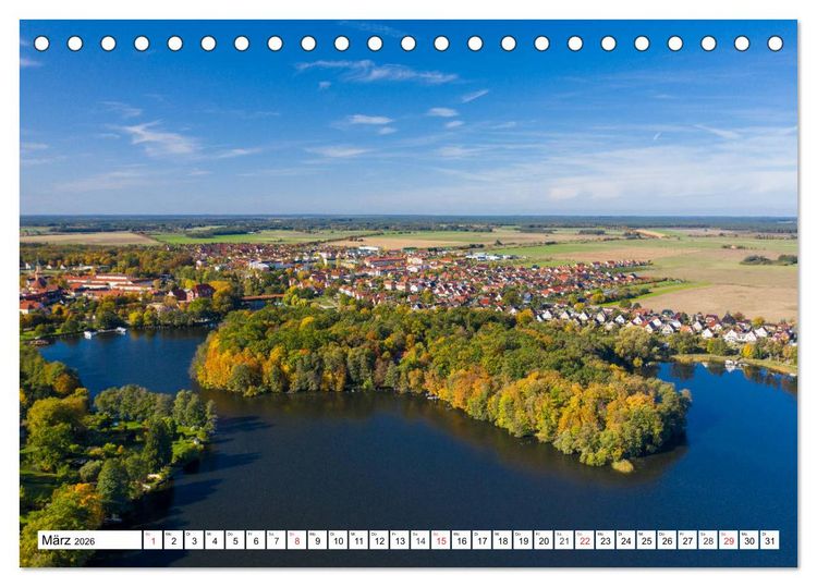 Produktbild: Die Uckermark - Eine Reise durch die Toskana des Nordens (Tischkalender 2026 DIN A5 quer), CALVENDO Monatskalender