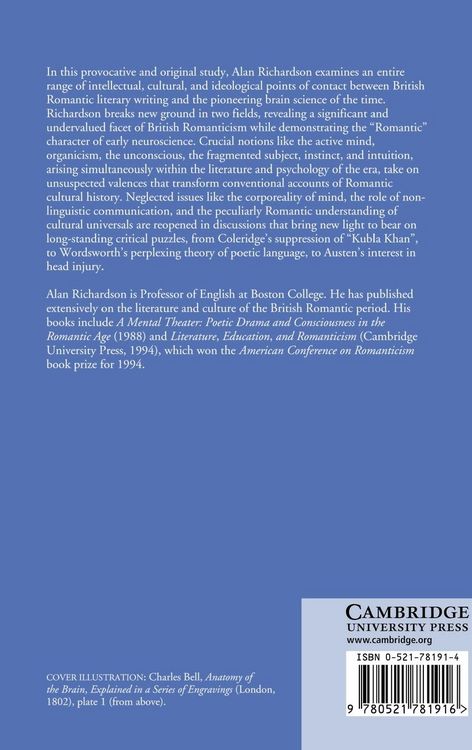 Produktbild: British Romanticism and the Science of the Mind