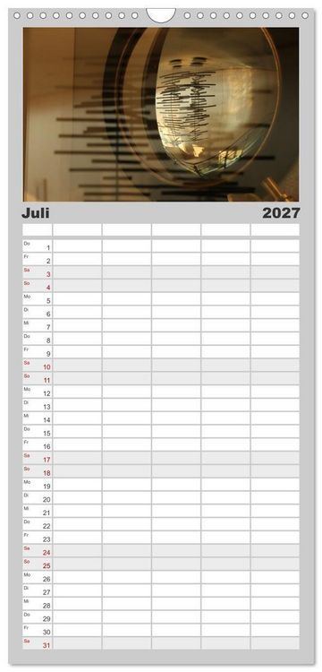 Produktbild: Familienplaner 2027 - NEW YORK visions mit 5 Spalten (Wandkalender, 21 x 45 cm) CALVENDO