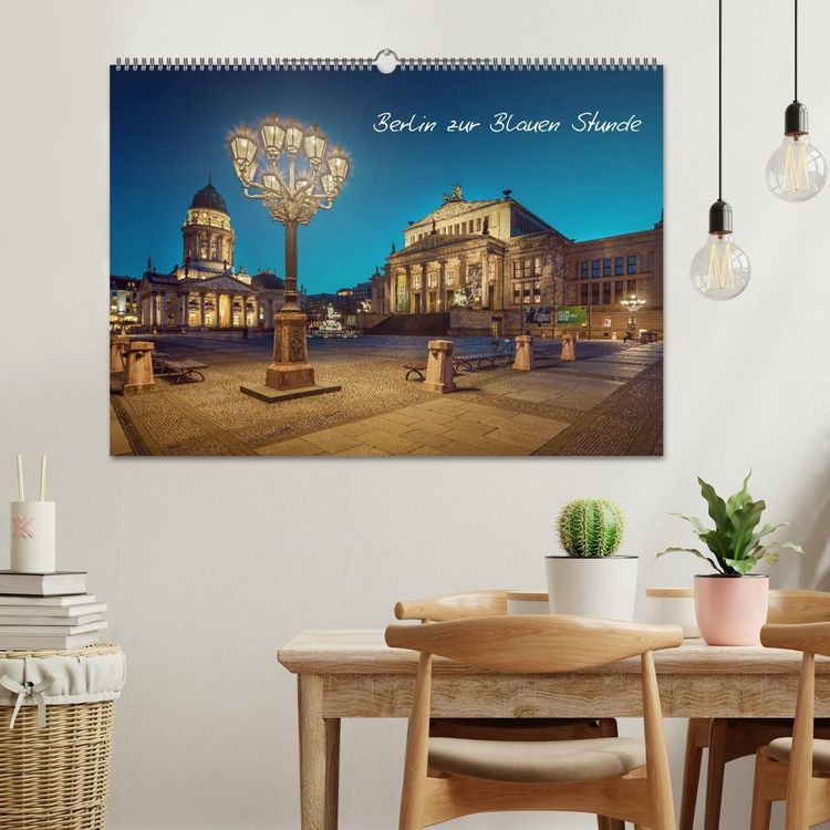 Produktbild: Die Blaue Stunde in Berlin (Wandkalender 2026 DIN A2 quer), CALVENDO Monatskalender