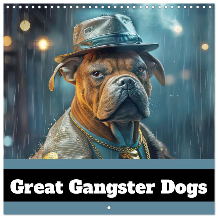 Produktbild: Great Gangster Dogs (Wall Calendar 2026 12 &times; 12 Inch) CALVENDO 12 Month Wall Calendar