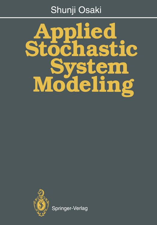 Produktbild: Applied Stochastic System Modeling