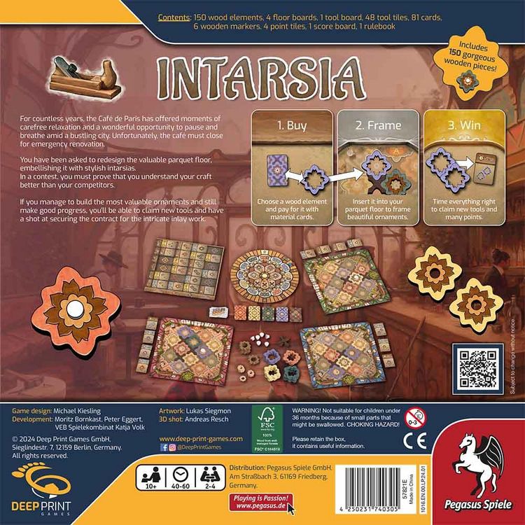 Produktbild: Intarsia (Deep Print Games) (English Edition)