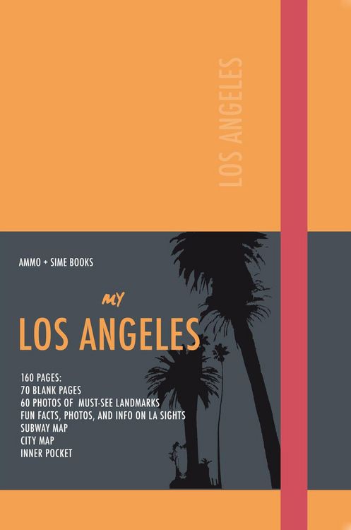 Produktbild: Los Angeles Visual Notebook: Apricot Orange