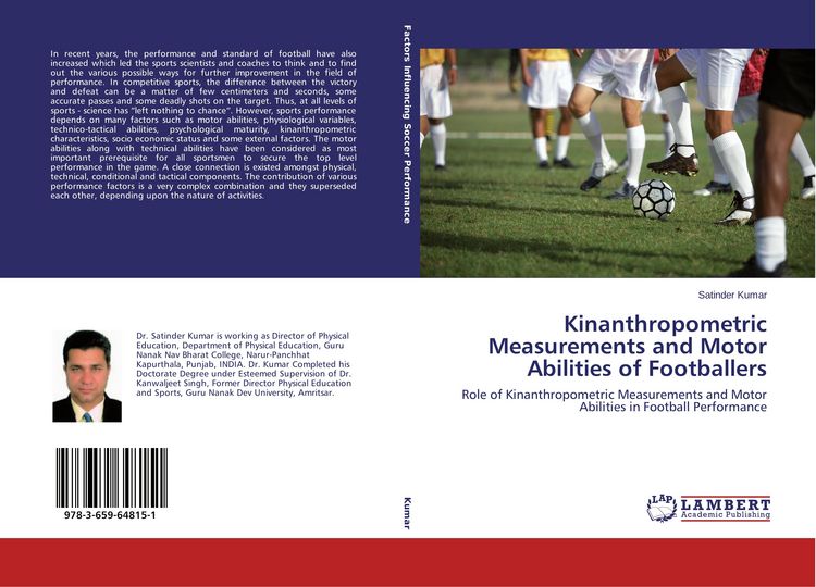 Produktbild: Kinanthropometric Measurements and Motor Abilities of Footballers