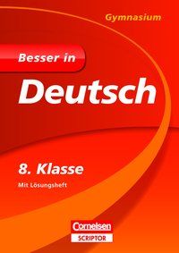 Produktbild: Besser in Deutsch - Gymnasium 8. Klasse