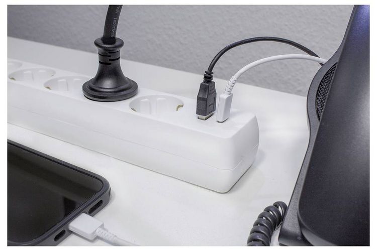 Produktbild: AS Schwabe 11377 Steckdosenleiste Wei&szlig; Schutzkontakt 1St.