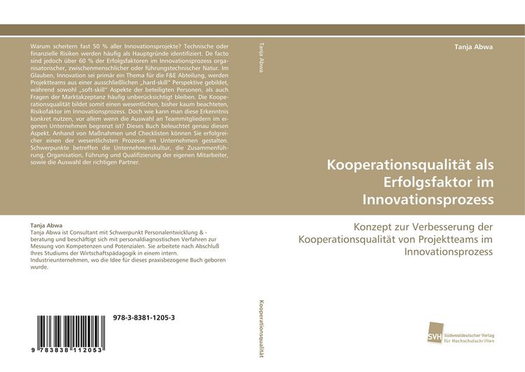 Produktbild: Kooperationsqualit&auml;t als Erfolgsfaktor im Innovationsprozess
