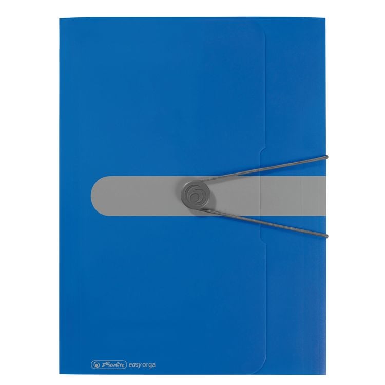 Produktbild: Herlitz Gummizugmappe PP A4, Opak Blau