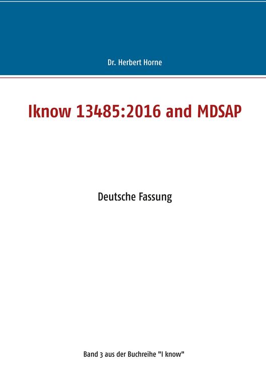 Produktbild: Iknow 13485:2016 and MDSAP