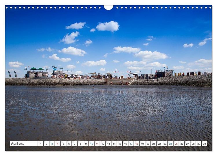 Produktbild: Die deutsche Nordseek&uuml;ste (Wandkalender 2027 DIN A3 quer), CALVENDO Monatskalender