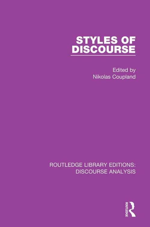 Produktbild: Styles of Discourse