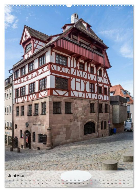 Produktbild: N&Uuml;RNBERG Charmante Altstadt (hochwertiger Premium Wandkalender 2026 DIN A2 hoch), Kunstdruck in Hochglanz