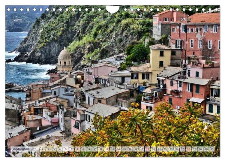 Produktbild: SCHMUCKST&Uuml;CKE der CINQUE TERRE (Wandkalender 2027 DIN A4 quer), CALVENDO Monatskalender