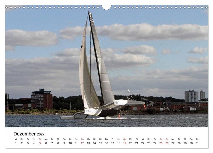 Produktbild: Gigantische Segel-Trimarane (Wandkalender 2027 DIN A3 quer), CALVENDO Monatskalender