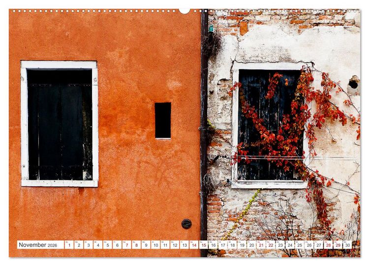 Produktbild: Venedig - pittoreske Sch&ouml;nheit (hochwertiger Premium Wandkalender 2026 DIN A2 quer), Kunstdruck in Hochglanz